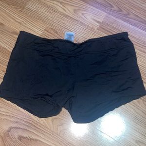 black swim bottom